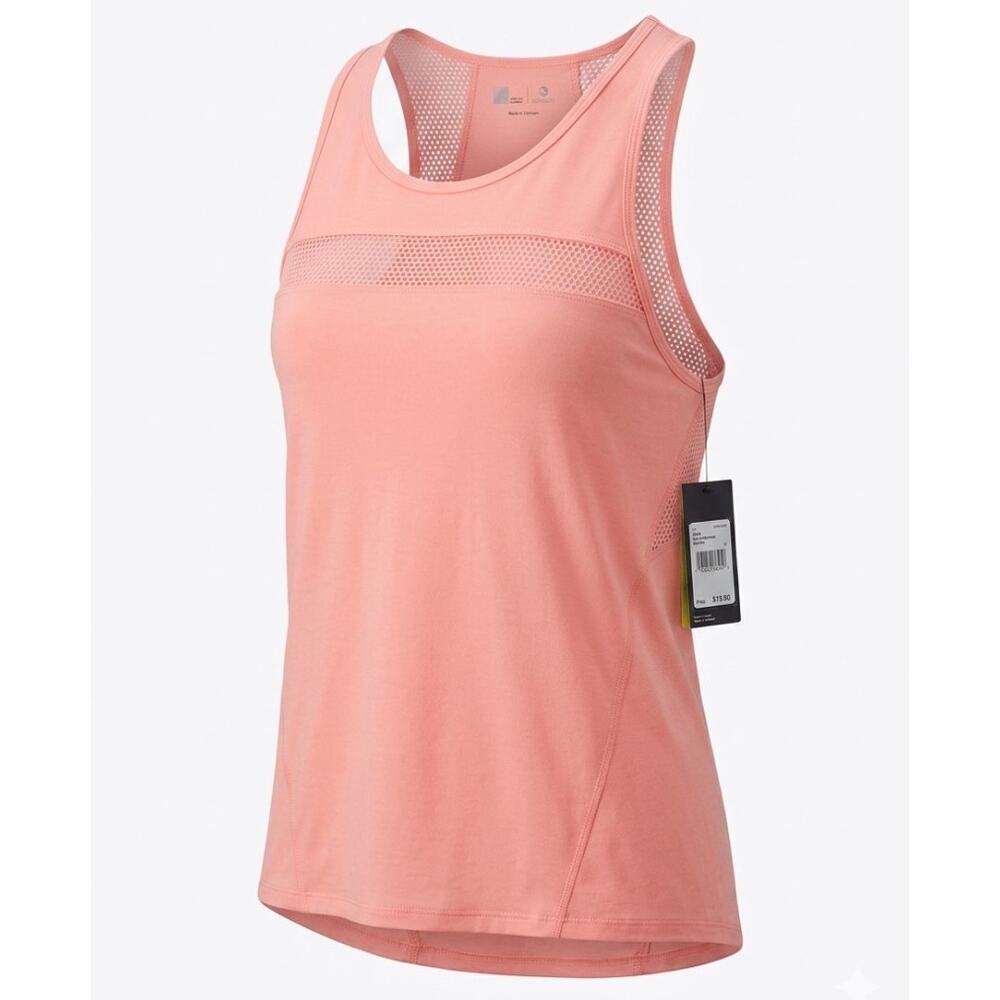 NWT Xersion | Athletic Tank Top | Mesh Panel Racerback | Peach | Size Large